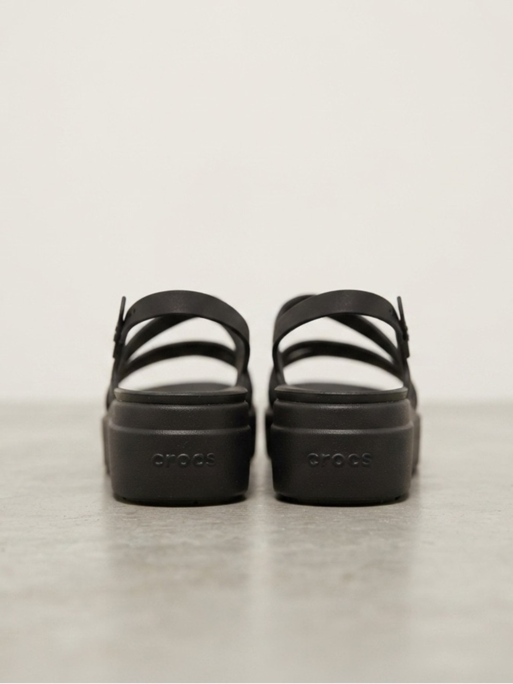 Crocs Brooklyn Platform Low Wedge Sandals LiteRide Size 10 Womens - Picture 3 of 6